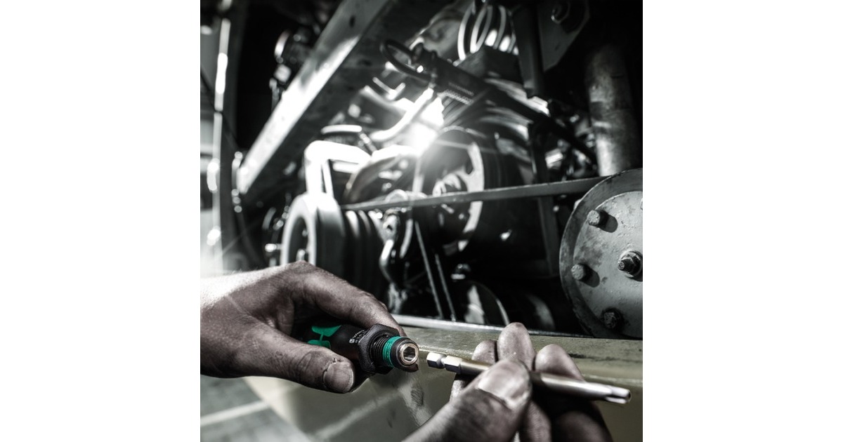 Wera Bit-Set Kraftform Kompakt 20 mit Tasche, Bit-Satz(schwarz/grün, inkl. Steckgriff und Verlängerung, 1/4