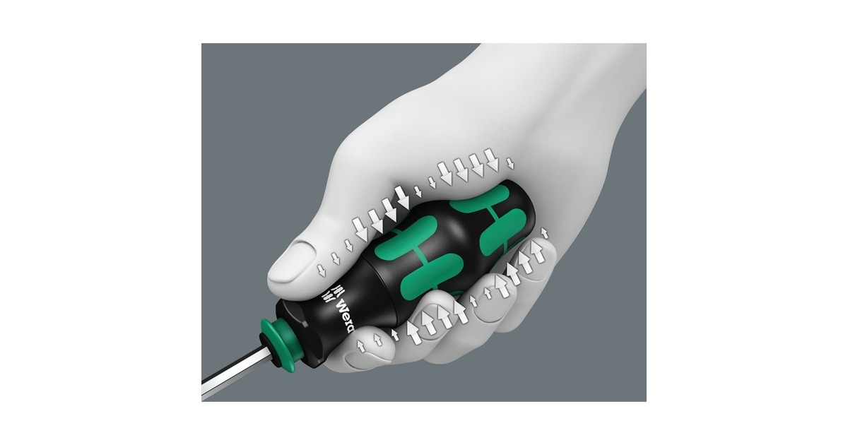 Wera Bit-Set Kraftform Kompakt 20 mit Tasche, Bit-Satz(schwarz/grün, inkl. Steckgriff und Verlängerung, 1/4