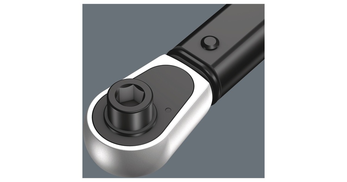 Wera Drehmoment-Schlüssel mit Umschaltknarre Click-Torque A6 Set 1, Drehmomentschlüssel(schwarz/grün, Abtrieb 1/4
