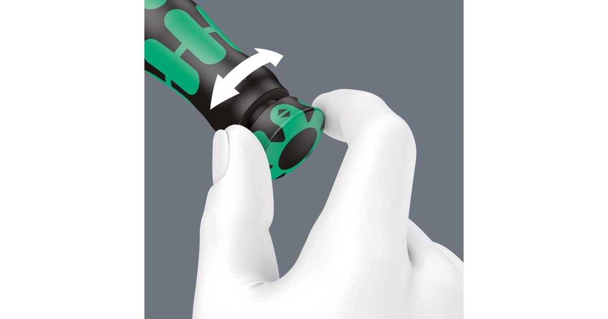 Wera Drehmomentschlüssel Bicycle Set Torque 1, 16-teilig(schwarz/grün, Click-Torque A 5 mit Umschaltknarre)