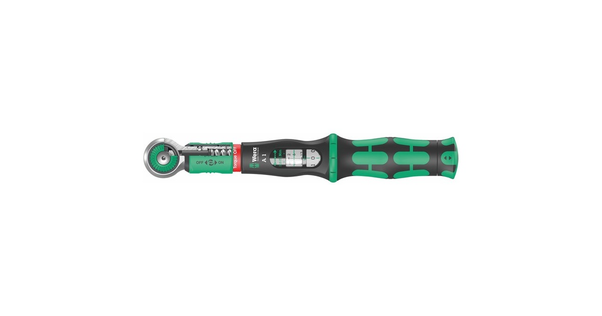 Wera Drehmomentschlüssel Safe-Torque A 1(schwarz/grün, 1/4
