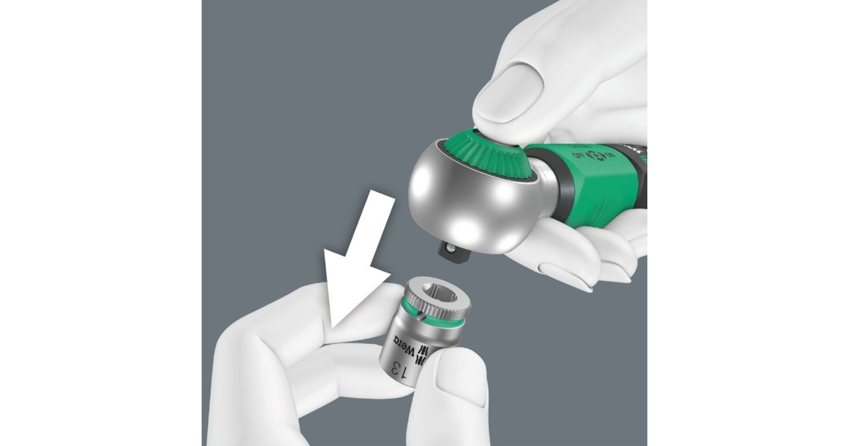Wera Drehmomentschlüssel Safe-Torque A 1(schwarz/grün, 1/4