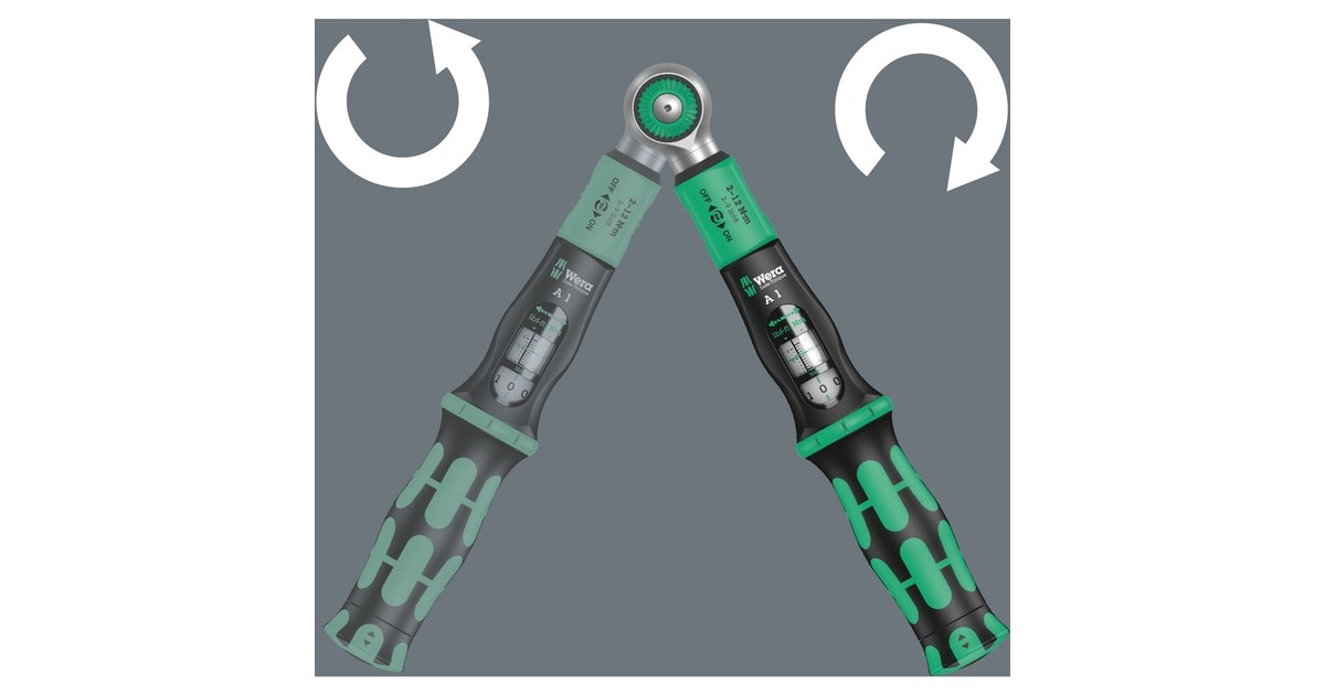 Wera Drehmomentschlüssel Safe-Torque A 1(schwarz/grün, 1/4