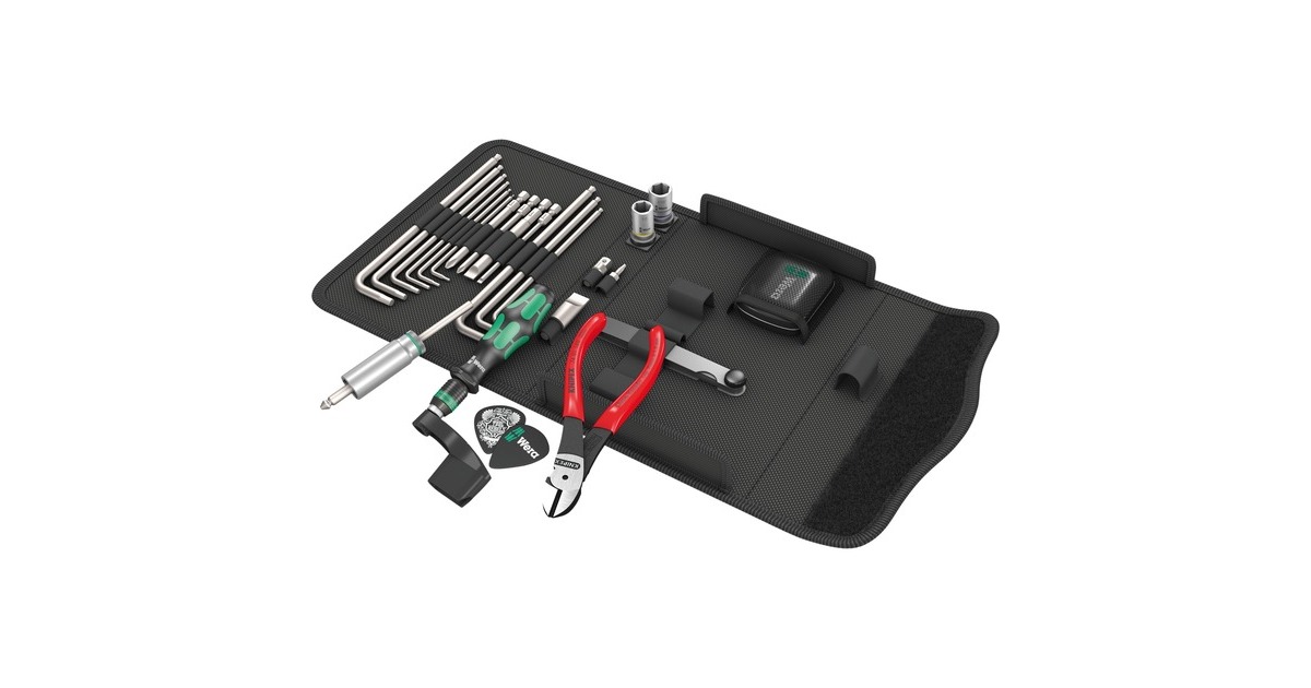 Wera Gitarren-Werkzeug-Set 9100 Kraftform Kompakt, 27-teilig(schwarz) Wera Gitarren-Werkzeug-Set 9100 Kraftform Kompakt, 27-teilig(schwarz)