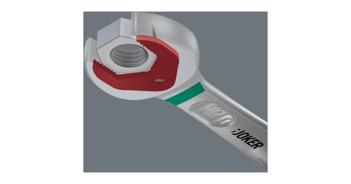 Wera Joker Switch Maul-Ringratschen-Schlüssel Set, Schraubenschlüssel(4-teilig, umschaltbar, mit Haltefunktion)