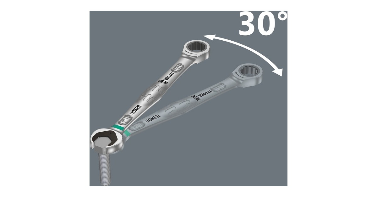 Wera Joker Switch Maul-Ringratschen-Schlüssel, 13mm, Schraubenschlüssel(umschaltbar, mit Haltefunktion)