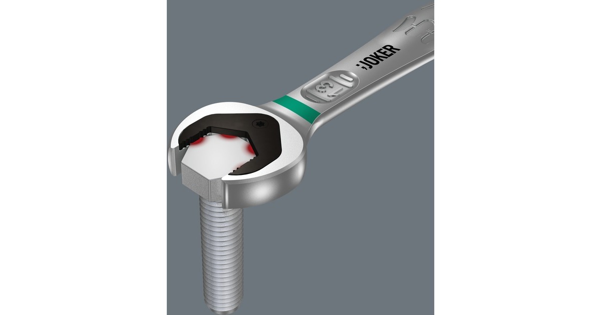 Wera Joker Switch Maul-Ringratschen-Schlüssel, 19mm, Schraubenschlüssel(umschaltbar, mit Haltefunktion)