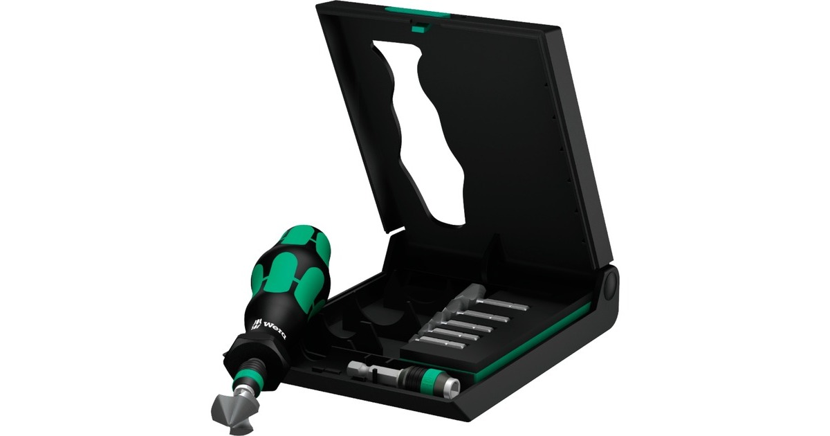 Wera Kegelsenker Bit-Satz 846/8, 1/4"(schwarz/grün, 8-teilig)