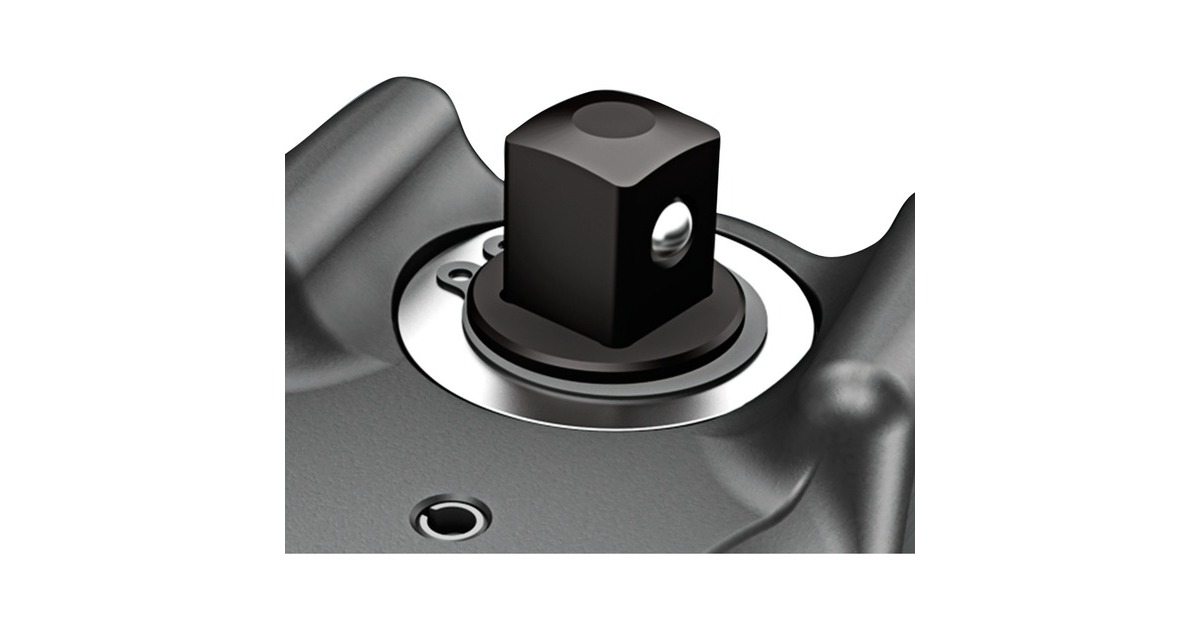 Wera Knarre KOLOSS 8002 C, Set 5-teilig(schwarz/gelb, mit Durchsteckvierkant, 1/2