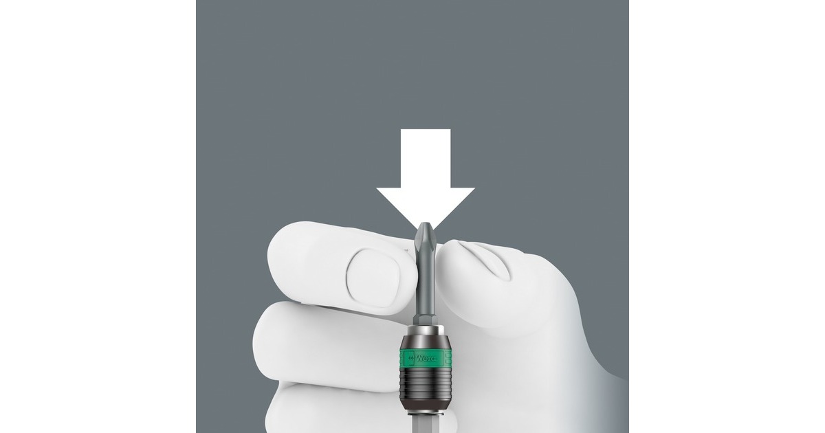 Wera Kraftform Kompakt 20 Tool Finder 1, 7-teilig, Bit-Satz(integriertes Magazin)