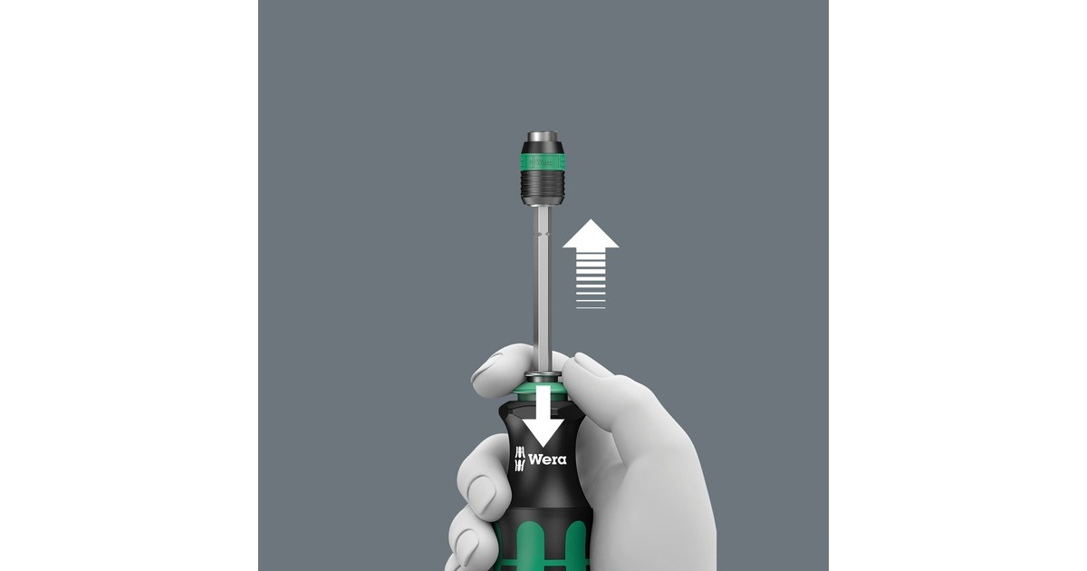 Wera Kraftform Kompakt 20 Tool Finder 1, 7-teilig, Bit-Satz(integriertes Magazin)