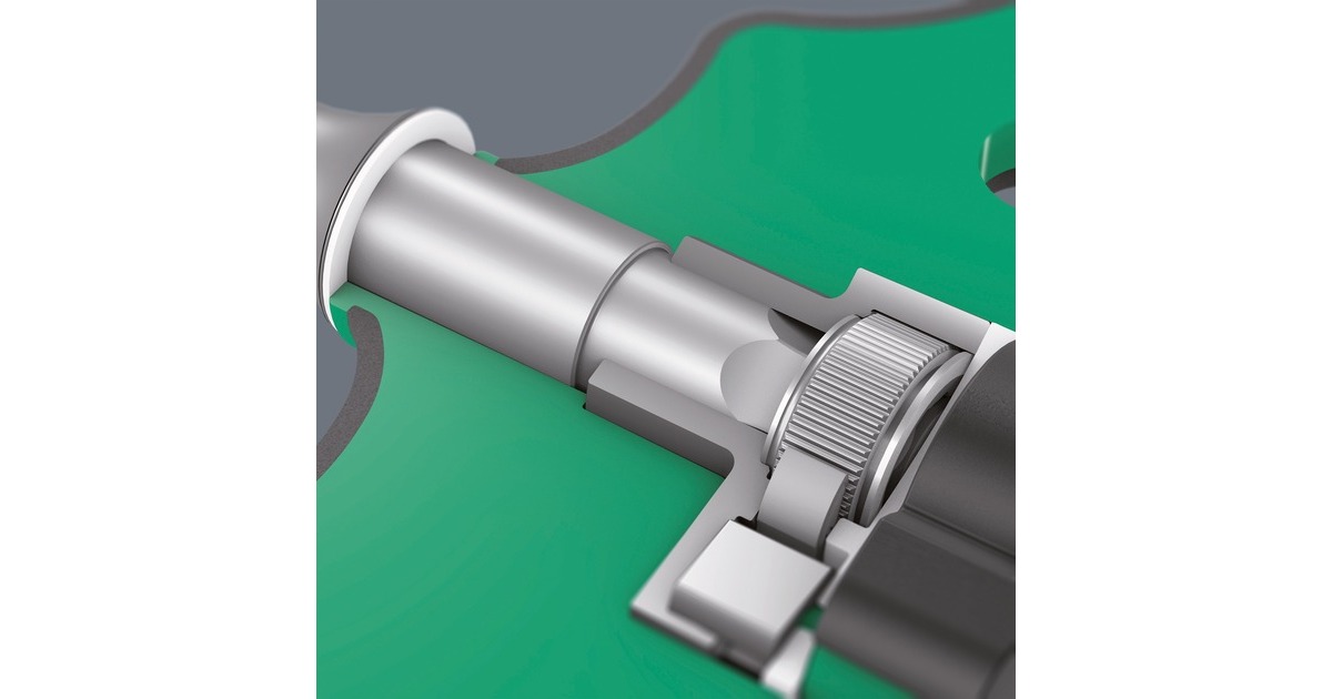 Wera Kraftform Kompakt 400 RA Imperial Set 2, mit Ratschenfunktion, Steckschlüssel(schwarz/grün, 1/4