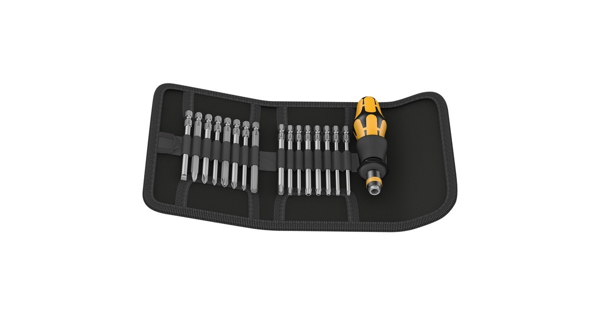 Wera Kraftform Kompakt 60 ESD, 1/4", Bit-Satz(Bit-Satz, inkl. Gürteltasche)