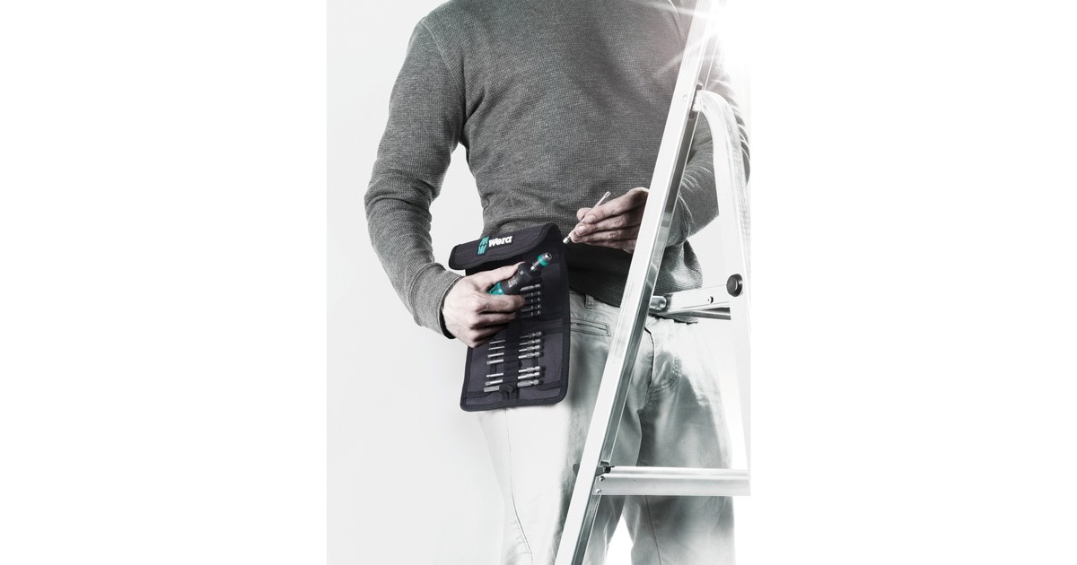 Wera Kraftform Kompakt 60 KK60, Bit-Satz(Bitsatz, 1/4