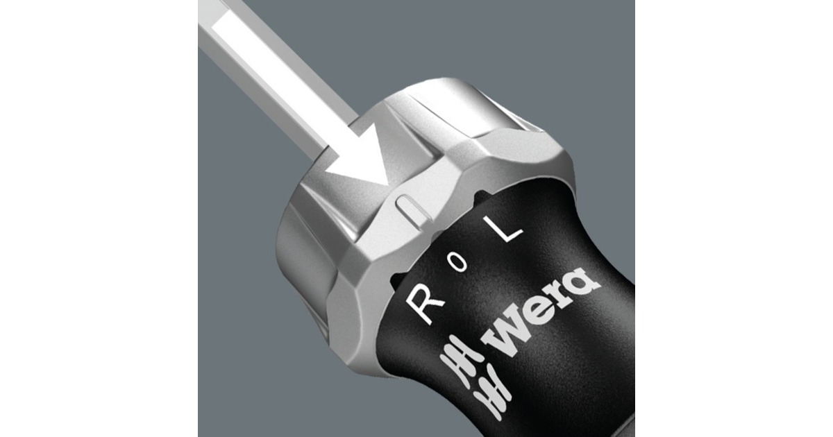 Wera Kraftform Kompakt 60 RA, Bit-Satz 1/4