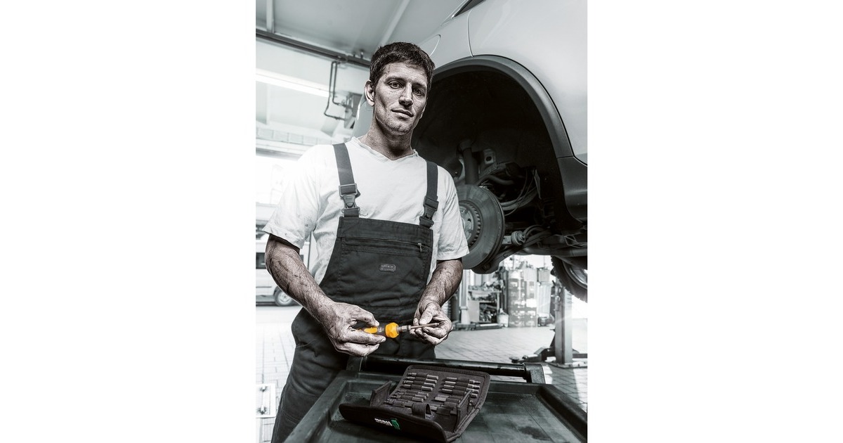 Wera Kraftform Kompakt 900 Imperial Set 1, mit Schlagschraubendreher, Bit-Satz(schwarz/gelb, 1/4