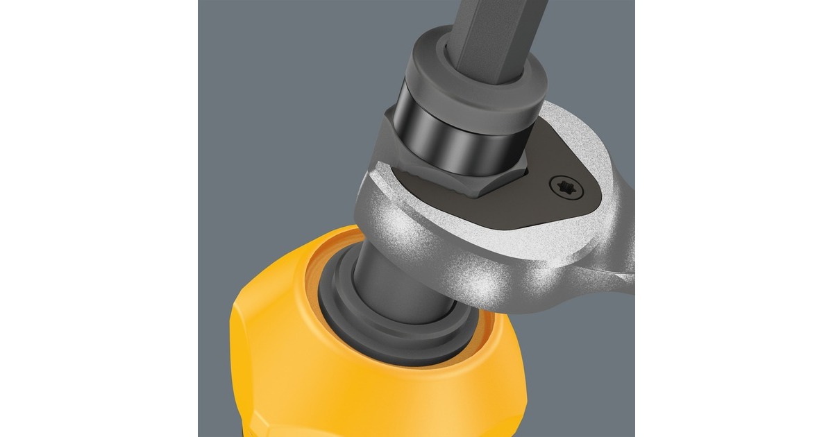 Wera Kraftform Kompakt 900 Set 1, mit Schlagschraubendreher, Bit-Satz(schwarz/gelb, 1/4