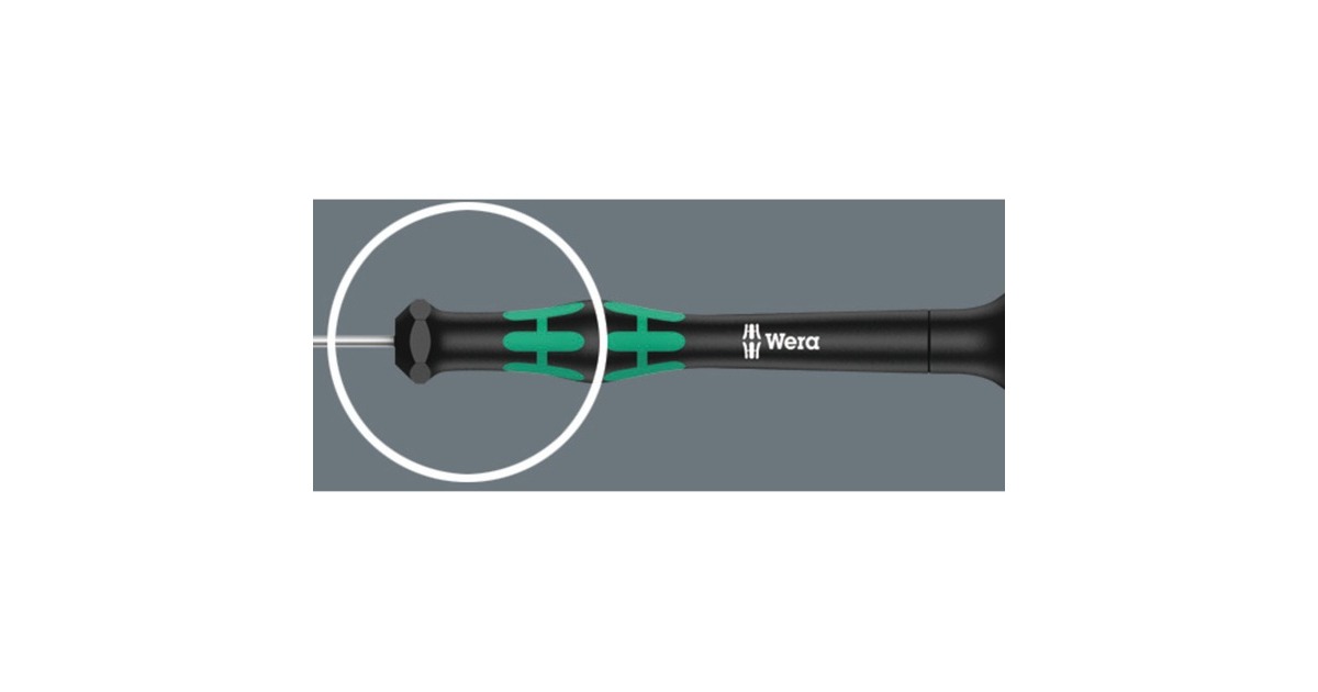 Wera Kraftform Kompakt Micro 12 ESD 1 Elektroniker-Schraubendrehersatz(schwarz/grün, 12-teilig)