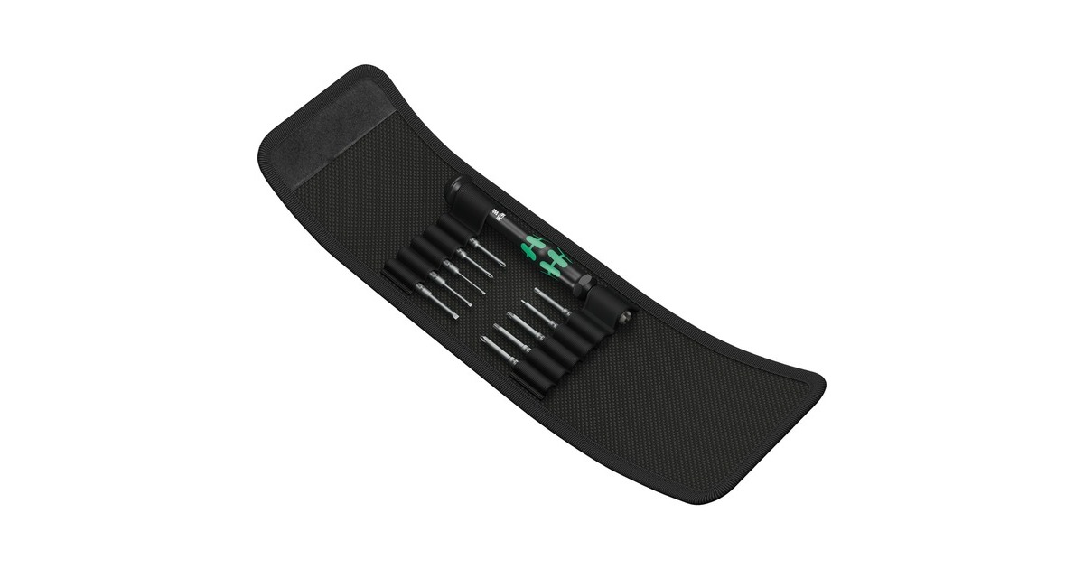 Wera Kraftform Kompakt Micro Set/11 SB, Bit-Satz(inkl. Micro Steckgriff, mit Falttasche)