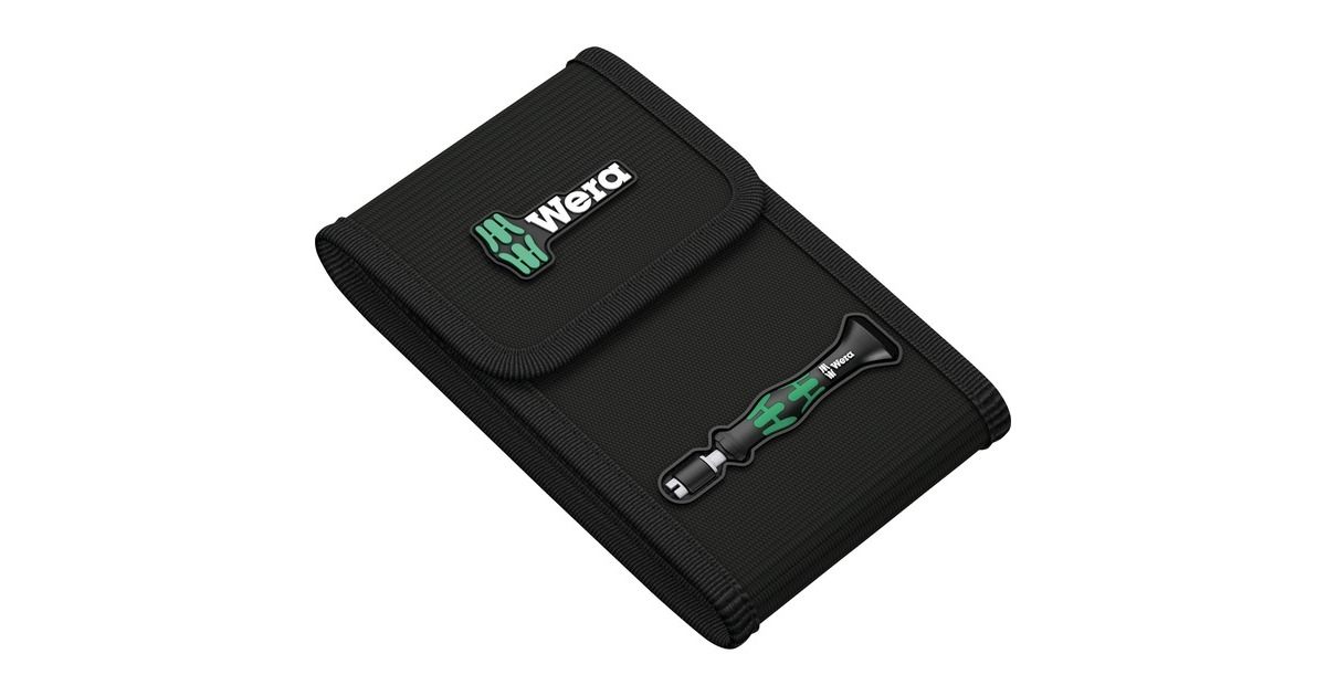 Wera Kraftform Kompakt Micro Set/11 SB, Bit-Satz(inkl. Micro Steckgriff, mit Falttasche)