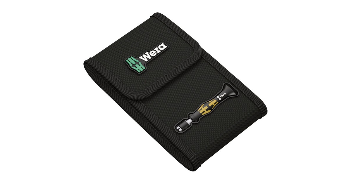 Wera Kraftform Kompakt Micro Set ESD/11 SB, Bit-Satz(inkl. Micro Steckgriff, mit Falttasche)