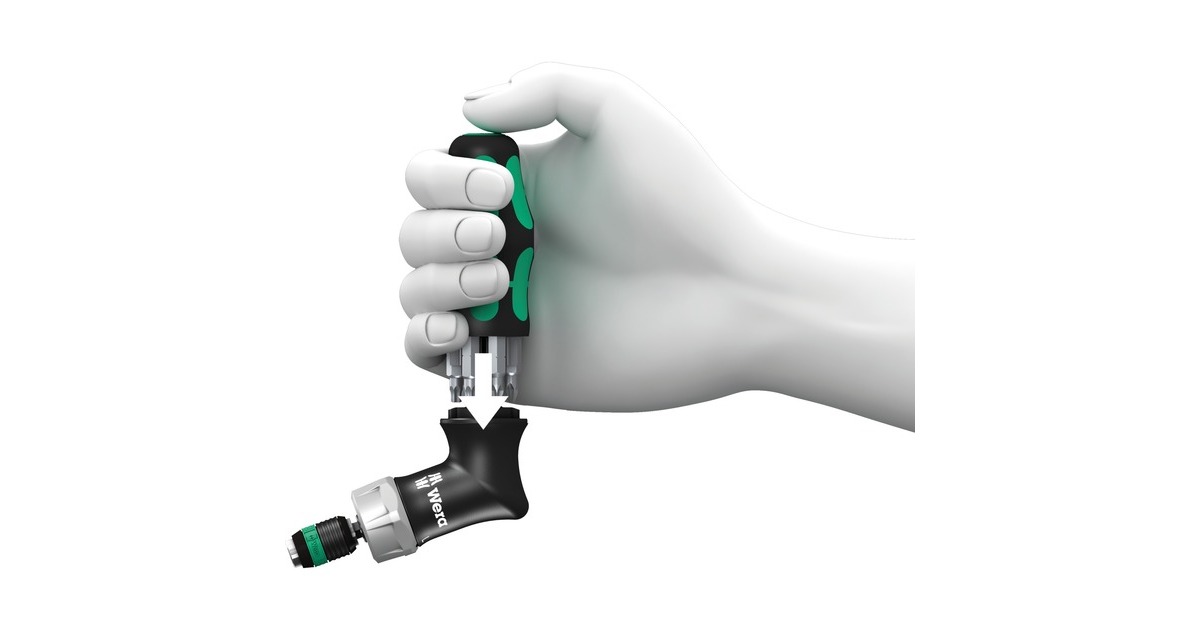 Wera Kraftform Kompakt Pistol RA, 1/4