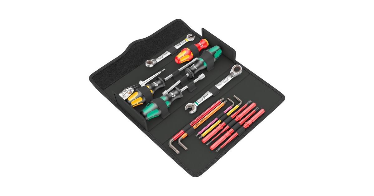 Wera Kraftform Kompakt SH 2 Sanitär / Heizung / Plumbkit, 15-teilig, Werkzeug-Set(schwarz, mit 2 JOKER Maul-Ringratschenschlüsseln) Wera Kraftform Kompakt SH 2 Sanitär / Heizung / Plumbkit, 15-teilig, Werkzeug-Set(schwarz, mit 2 JOKER Maul-Ringratschenschlüsseln)
