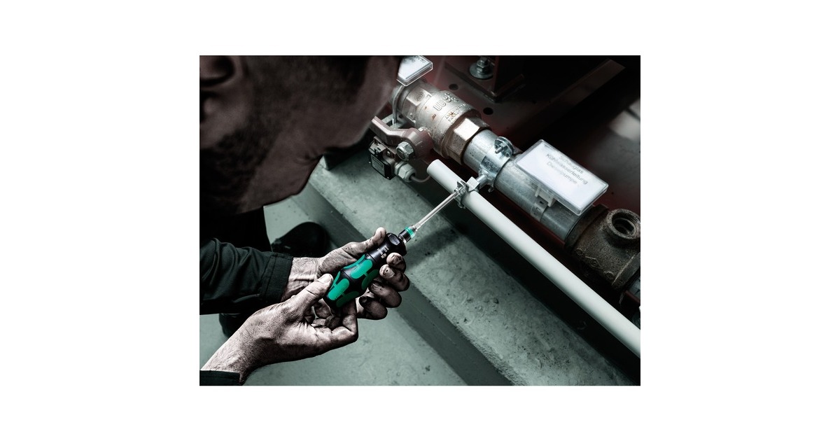 Wera Kraftform Kompakt Turbo 1, 19-teilig, Steckschlüssel(schwarz/grün)