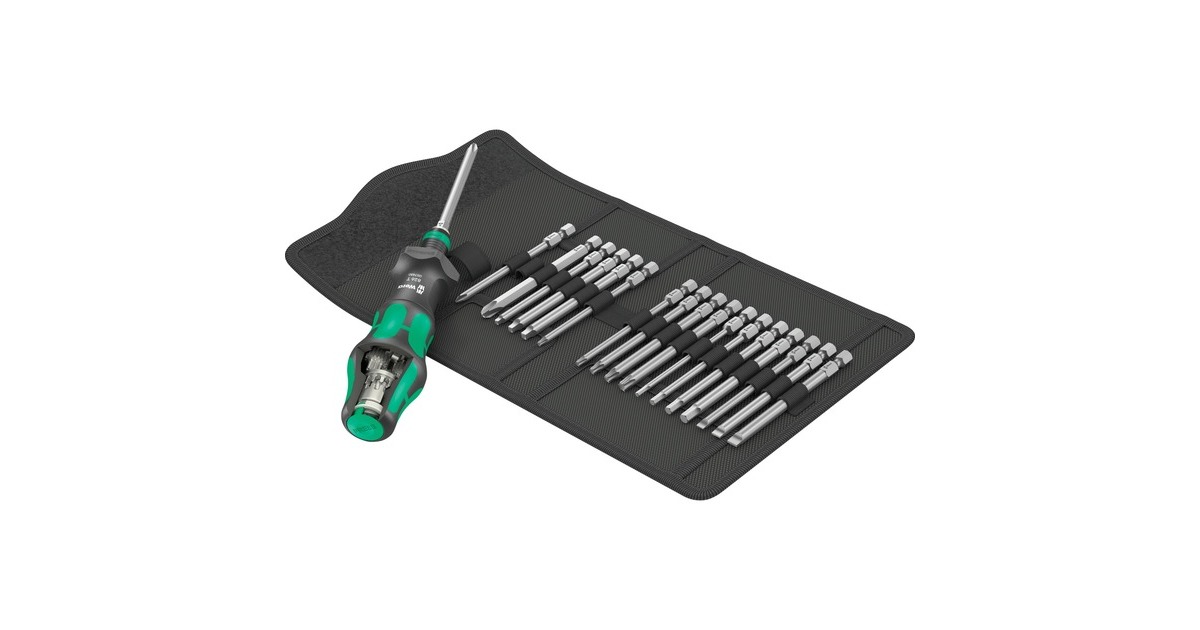 Wera Kraftform Kompakt Turbo Imperial 1, Steckschlüssel(schwarz/grün)