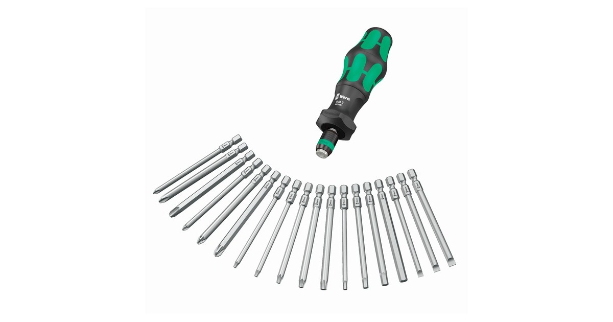 Wera Kraftform Kompakt Turbo Imperial 1, Steckschlüssel(schwarz/grün)