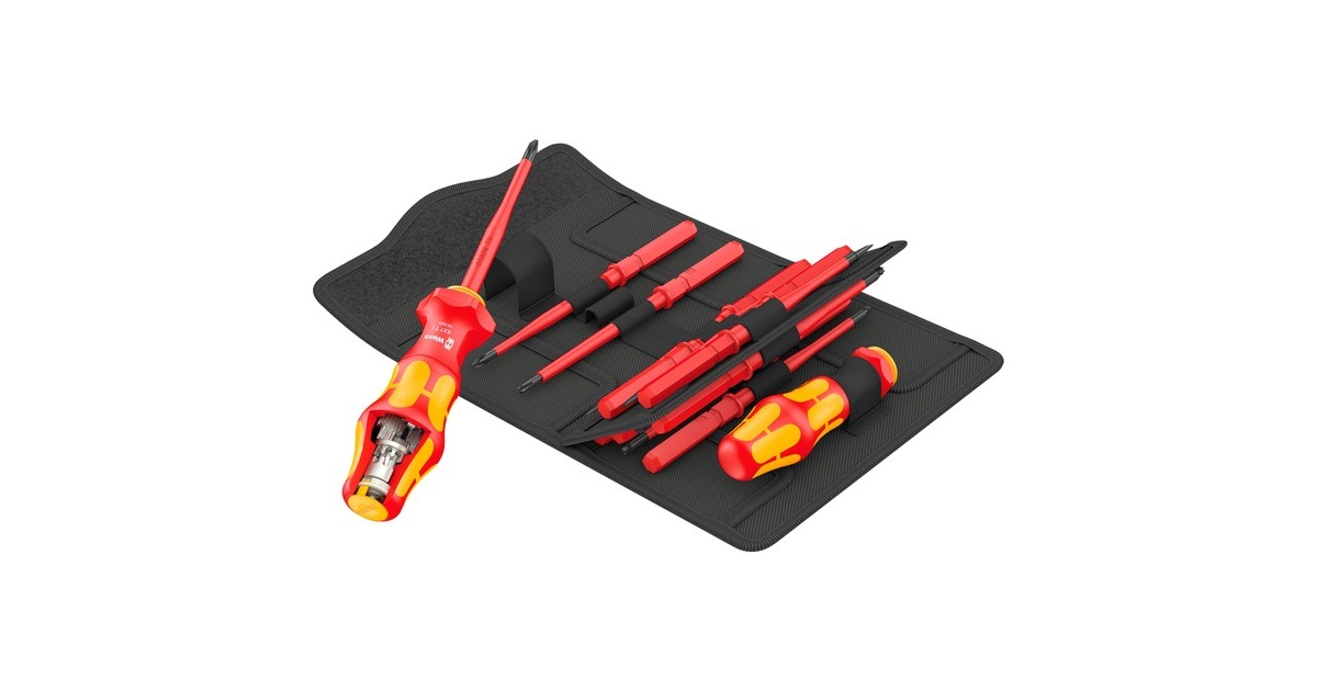 Wera Kraftform Kompakt Turbo i Imperial 1, Schraubendreher(rot/gelb, 16-teilig) Wera Kraftform Kompakt Turbo i Imperial 1, Schraubendreher(rot/gelb, 16-teilig)