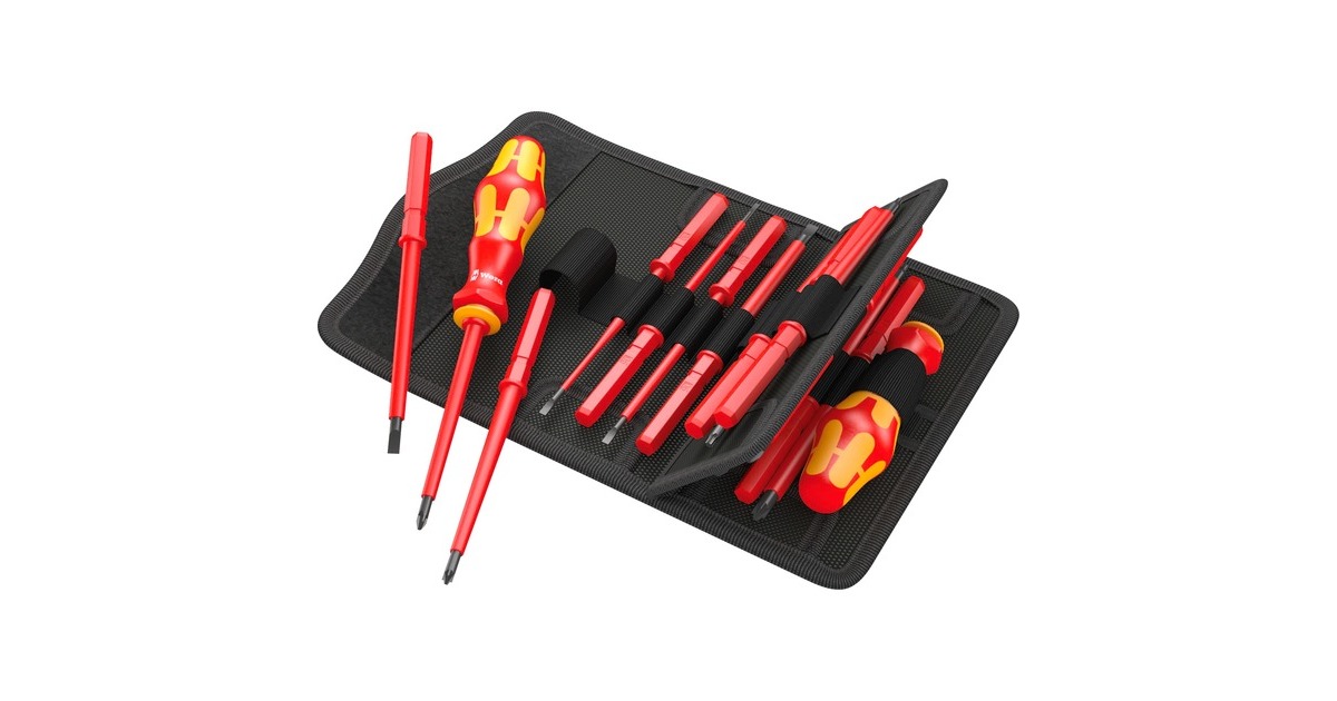Wera Kraftform Kompakt VDE 17 Universal 1, 17-teilig, Schrauber(rot/gelb, inkl. 2 Steckgriffe, VDE-Wechselklingen) Wera Kraftform Kompakt VDE 17 Universal 1, 17-teilig, Schrauber(rot/gelb, inkl. 2 Steckgriffe, VDE-Wechselklingen)
