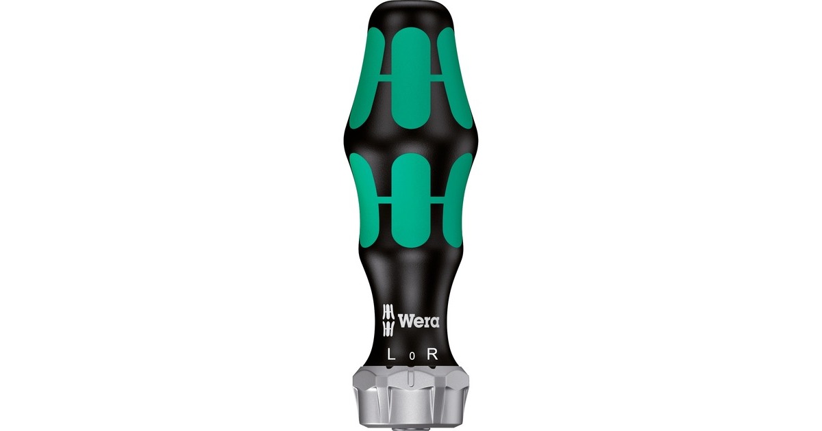 Wera Kraftform Kompakt Vario RA SB, Bit-Satz, 7-teilig(schwarz/grün, inkl. Steckgriff mit Ratschenfunktion)
