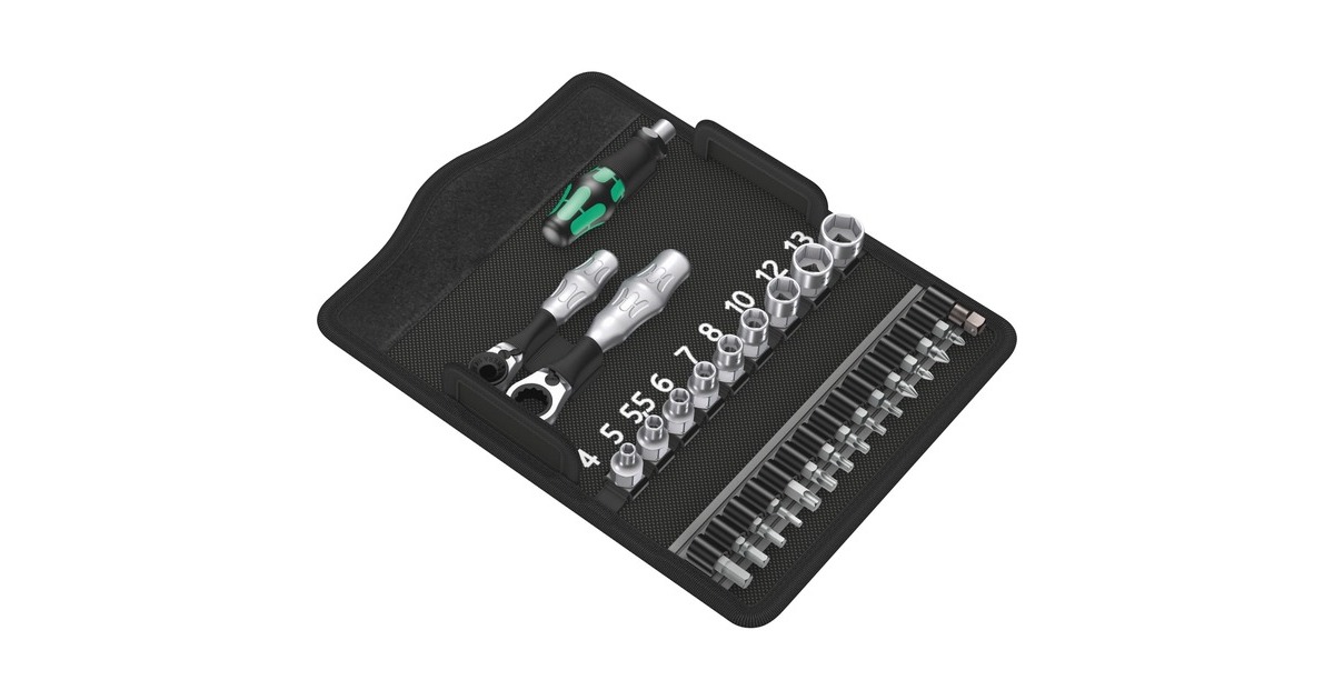 Wera Kraftform Kompakt Zyklop Mini 2 Satz, Werkzeug-Set(incl. 2 Zyklop Mini Bit-Knarren, 1/4") Wera Kraftform Kompakt Zyklop Mini 2 Satz, Werkzeug-Set(incl. 2 Zyklop Mini Bit-Knarren, 1/4")