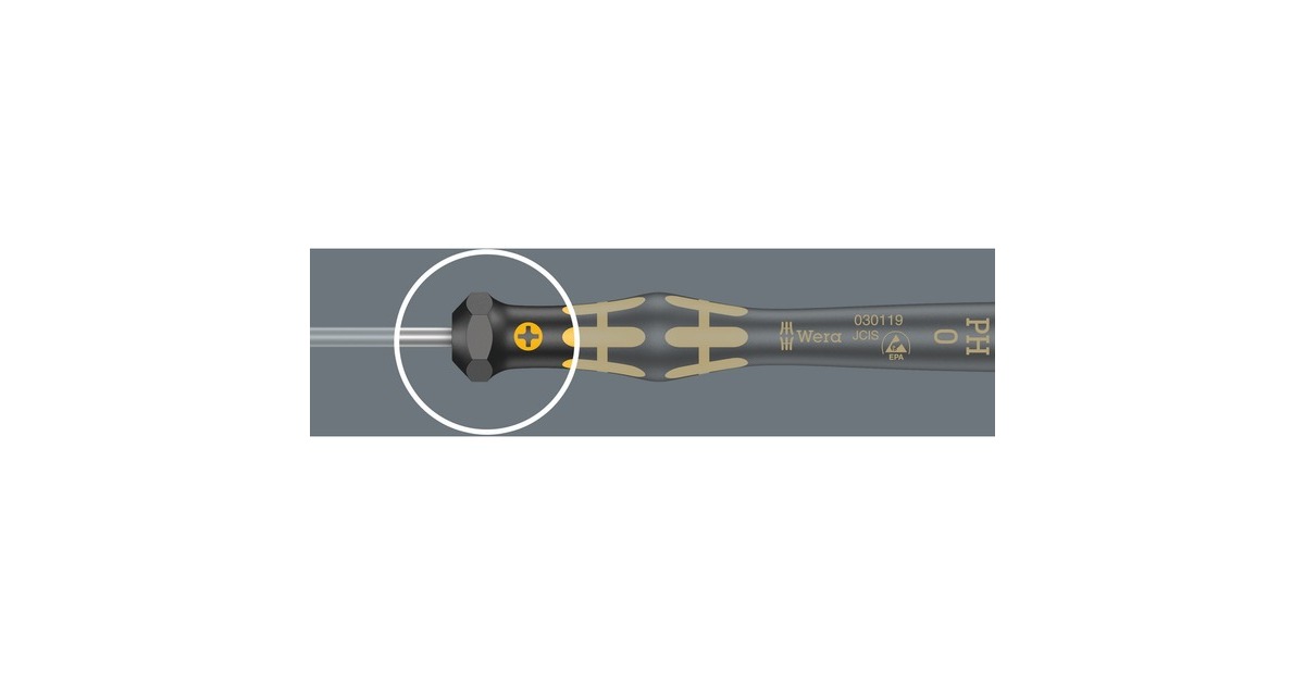 Wera Kraftform Micro ESD Big Pack 1 Schraubendreher-Satz(schwarz/gelb, 25-teilig)