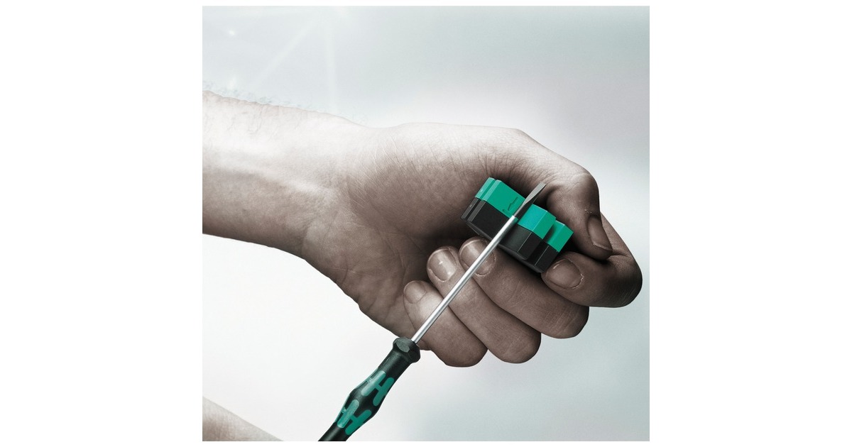 Wera Kraftform Micro-Set/12 SB 1, Schraubendreher(schwarz/grün, Elektroniker-Schraubendrehersatz)