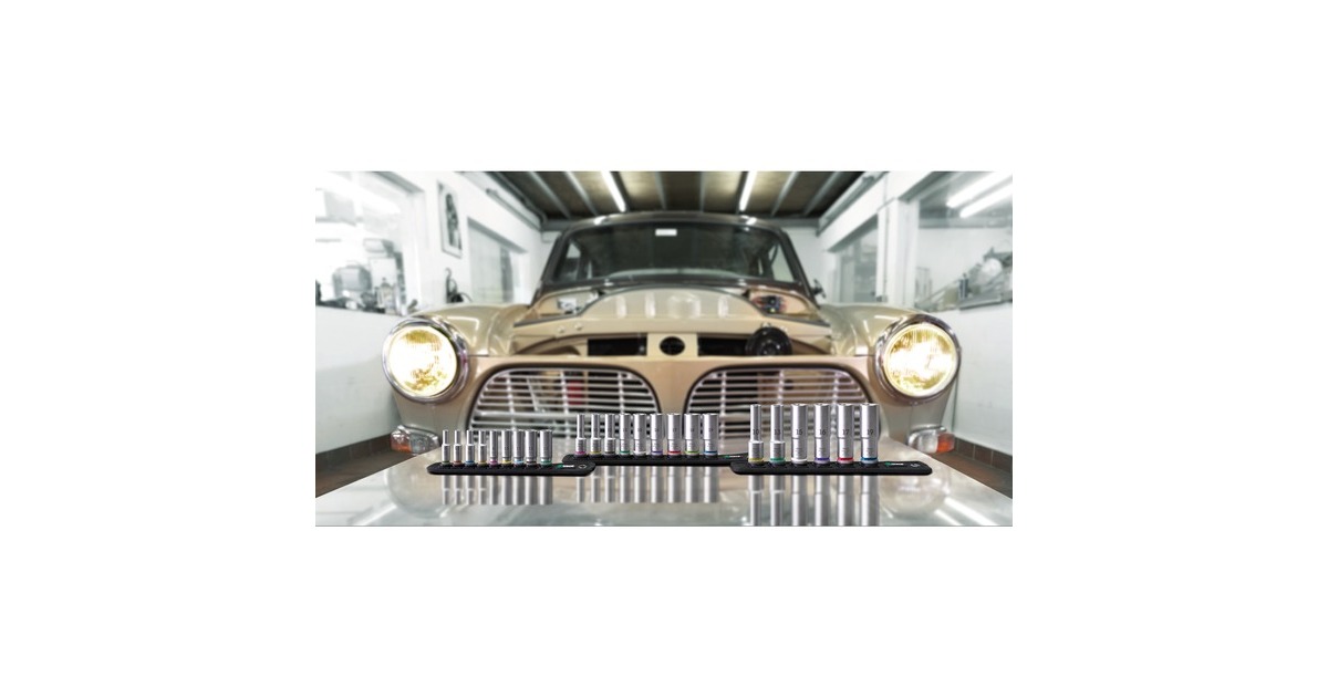 Wera Nuss-Magnetleiste A Deep 1 Steckschlüsseleinsatz-Satz 1/4