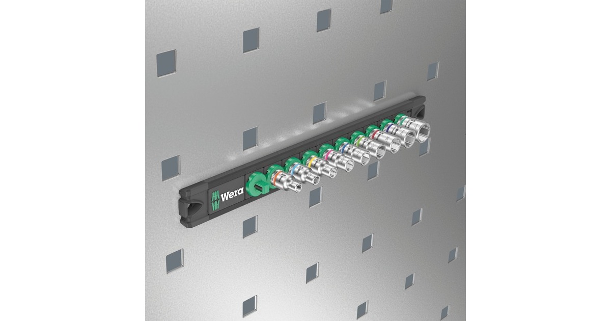 Wera Nuss-Magnetleiste A Imperial 1 Steckschlüsseleinsatz-Satz 1/4