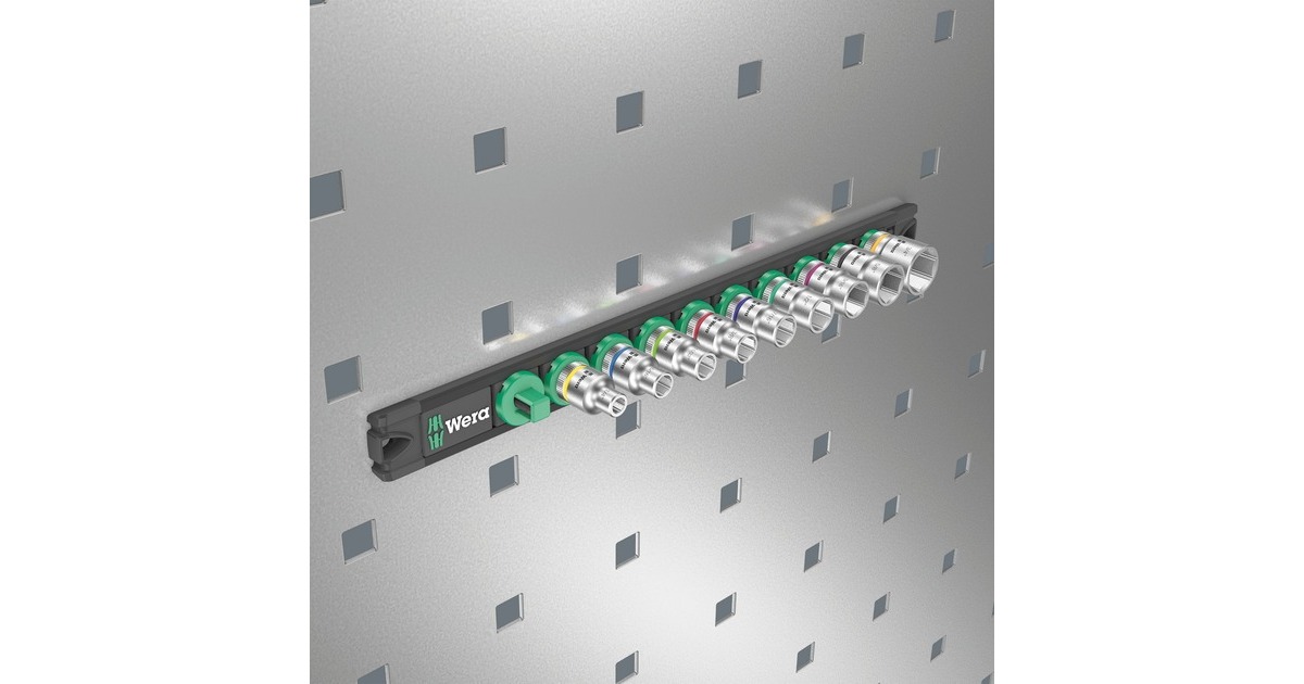 Wera Nuss-Magnetleiste B Imperial 1 Steckschlüsseleinsatz-Satz 3/8