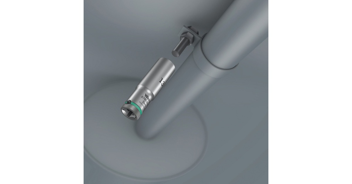 Wera Nuss-Magnetleiste C Deep 1 Steckschlüsseleinsatz-Satz 1/2