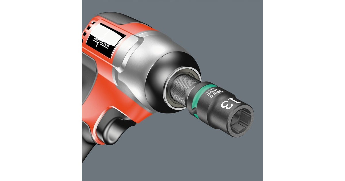 Wera Nuss-Magnetleiste C Impaktor 1 Steckschlüsseleinsatz-Satz 1/2