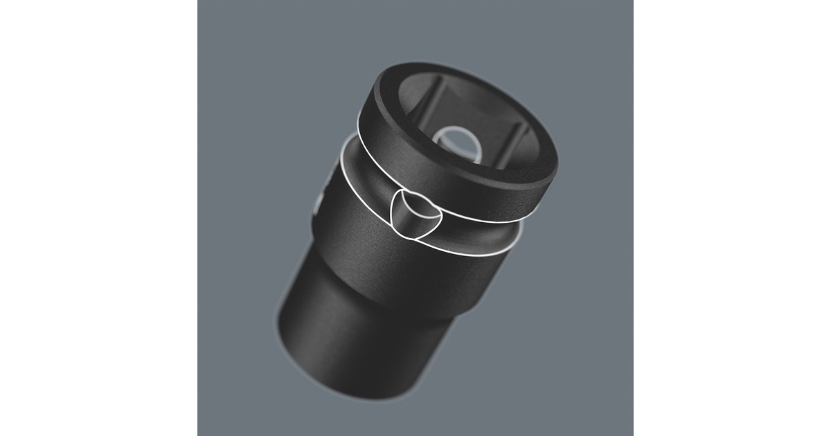 Wera Nuss-Magnetleiste C Impaktor 1 Steckschlüsseleinsatz-Satz 1/2