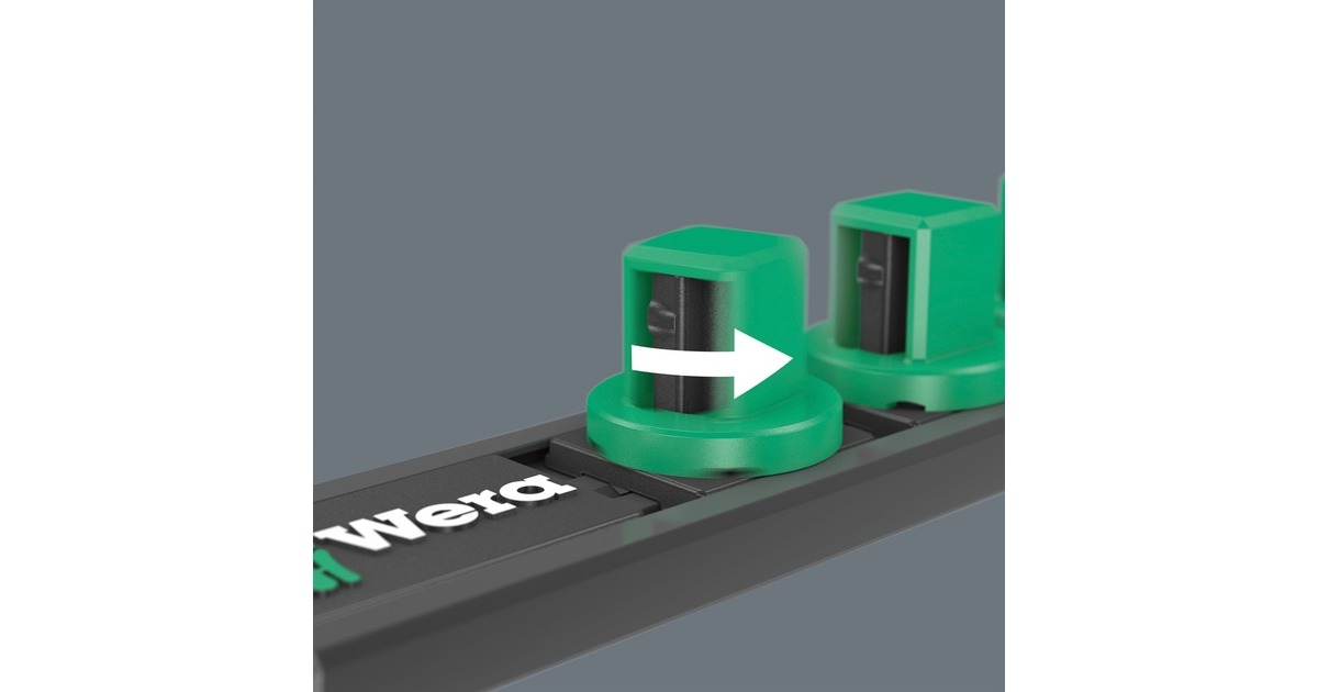 Wera Nuss-Magnetleiste C Imperial 1 Steckschlüsseleinsatz-Satz 1/2