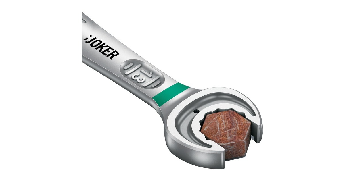 Wera Ringratschen-Maulschlüssel-Satz Joker, 11-teilig, Schraubenschlüssel(mit Haltefunktion)