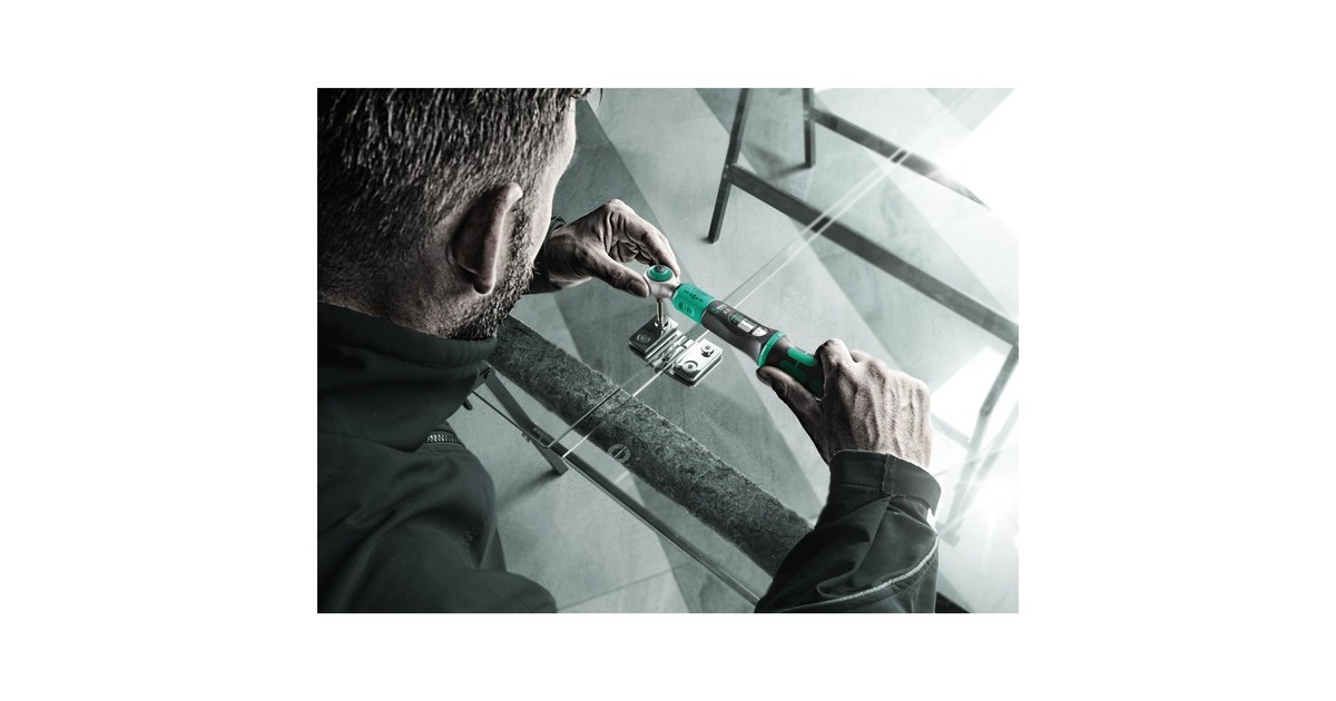 Wera Safe-Torque A2 Set 1, 23‑teilig, Drehmomentschlüssel(schwarz/grün, 1/4