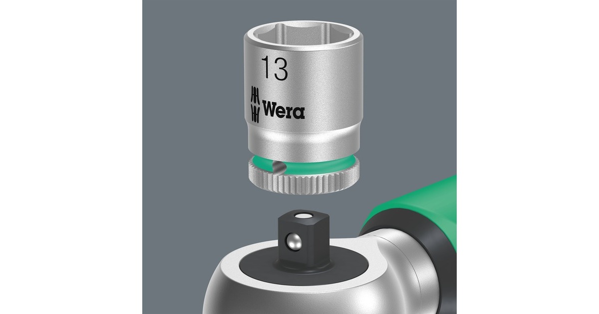 Wera Safe-Torque A 1 Imperial Set 1, 10‑teilig, Drehmomentschlüssel(schwarz/grün, 1/4
