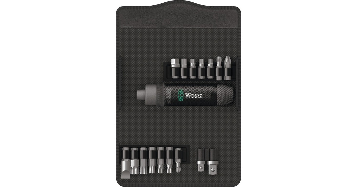 Wera Schlagschraubendreher Satz 90Nm, 17-teilig, Schlagschrauber(schwarz, 5/16