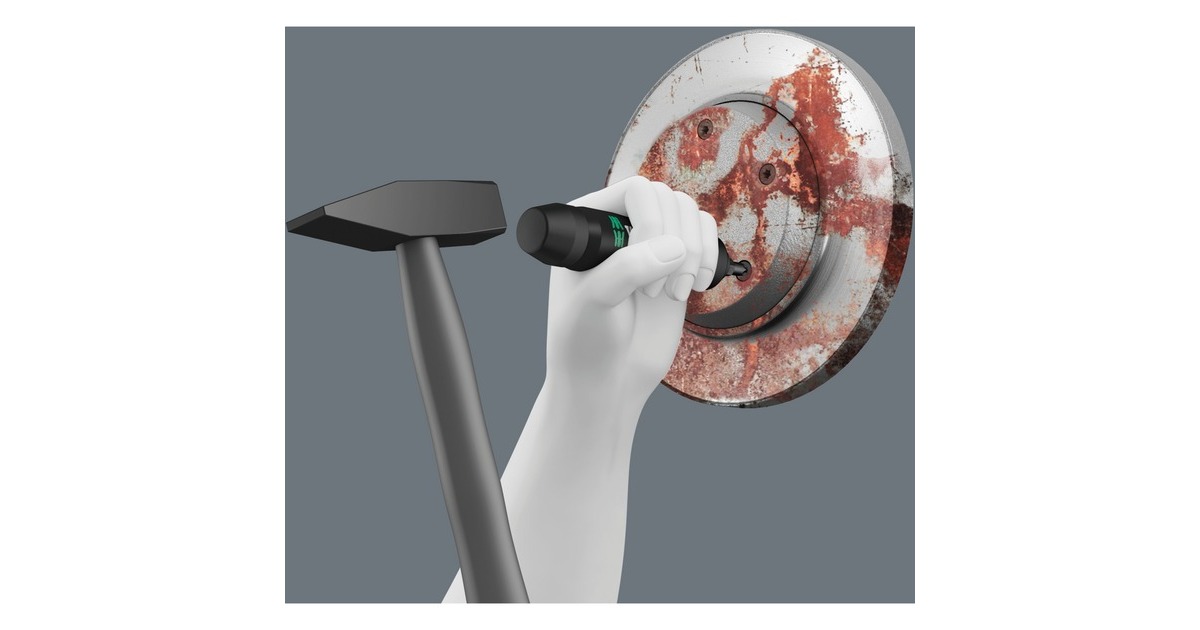 Wera Schlagschraubendreher Satz 90Nm, 17-teilig, Schlagschrauber(schwarz, 5/16