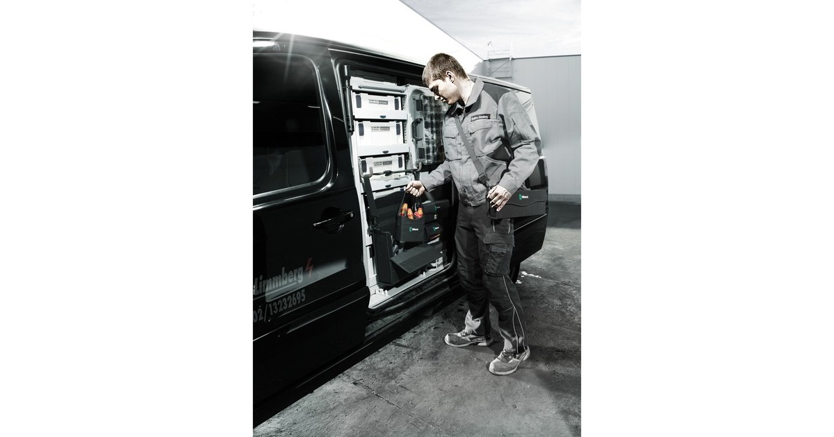 Wera Schraubendreher-Satz Kraftform 2go 100 VDE(rot/gelb, 11-teilig, im Köcher Wera 2go 4)