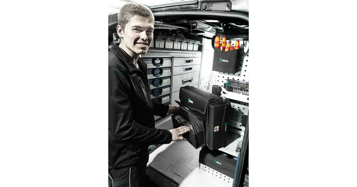 Wera Schraubendreher-Satz Kraftform 2go 100 VDE(rot/gelb, 11-teilig, im Köcher Wera 2go 4)